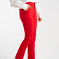Freya Straight Leg Trousers In Red