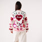 Holly Embroidered Jacket In Cream