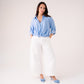 Holly Polka Dot Blouse In Blue