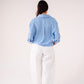 Holly Polka Dot Blouse In Blue