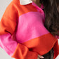 Holly Rugby Top In Pink & Orange