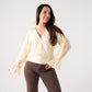Holly Floral Broderie Anglaise Blouse In Lemon