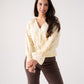 Holly Floral Broderie Anglaise Blouse In Lemon