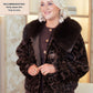 Love Laura Faux Fur Coat In Leopard Print