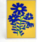 Ibiza Canvas Print Yellow & Blue