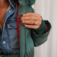Love Laura Puffa Coat In Green