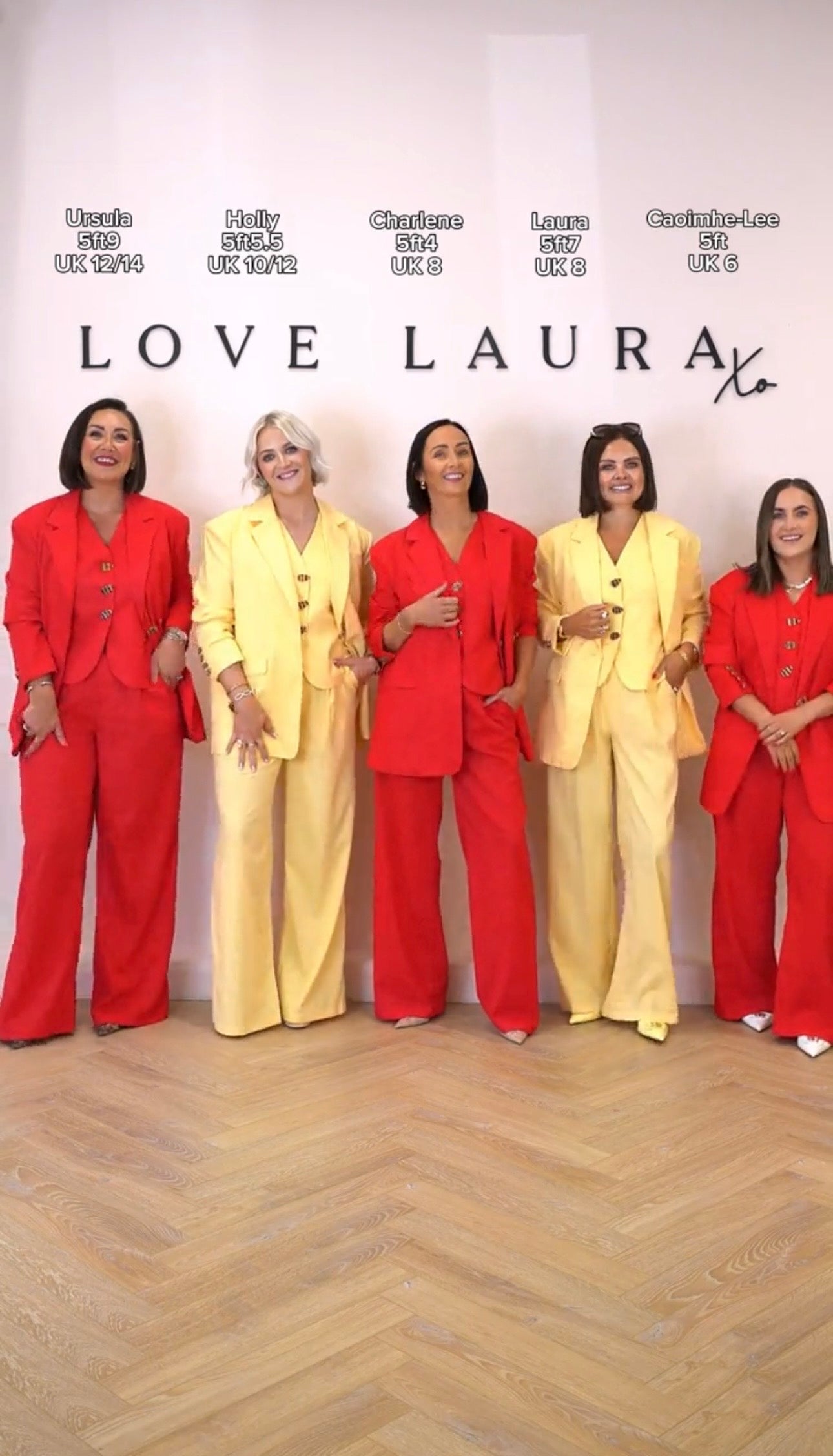 Love Laura Linen Blazer In Red