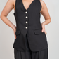 Love Laura Forever Waistcoat In Black