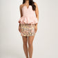 Iris Peplum Top In Pink