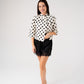 Iris Polka Dot Jacket In Cream