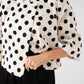 Iris Polka Dot Jacket In Cream