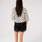 Iris Polka Dot Jacket In Cream
