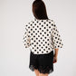 Iris Polka Dot Jacket In Cream