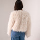 Iris Textured Coat In Beige