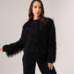 Iris Textured Jacket In Black