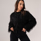 Iris Textured Jacket In Black