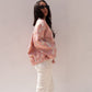 Iris Floral Print Bomber Jacket In Pink