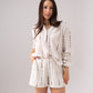 Iris Stripe Detail Shirt In Neutral