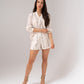 Iris Stripe Detail Shirt In Neutral