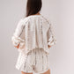 Iris Stripe Detail Shorts In Neutral