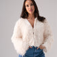Iris Textured Jacket In Ivory