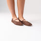 Izzy Woven Pumps In Chocolate