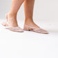Izzy Woven Slingback In Blush