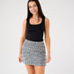 Kate Sequin Skirt In Silver