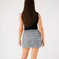 Kate Sequin Skirt In Silver