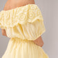 Kendra Bardot Playsuit In Yellow