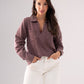 Kendra Denim Shirt In Grape