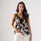 Kendra Lace Trim Cami In Leopard Print