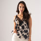 Kendra Lace Trim Cami In Leopard Print