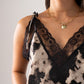 Kendra Lace Trim Cami In Leopard Print