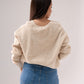 Kendra Ribbed Jumper In Neutral