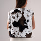 Kendra Textured Waistcoat In Cow Print