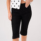 Kiera Capri Trousers In Black