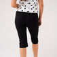Kiera Capri Trousers In Black