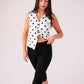 Kiera Capri Trousers In Black