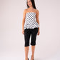Kiera Capri Trousers In Black