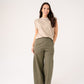 Kiera Embellished Sleeveless Top In Taupe