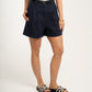 Kiera High Waist Shorts In Navy
