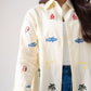 Kiera Multi Embroidered Shirt In Lemon