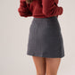 Kiera Pleated Skirt In Grey