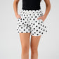 Kiera Polka Dot Shorts In Monochrome