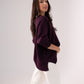 Kiera Round Neck Jumper In Plum