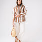 Kiera Stripe Shirt In Chocolate