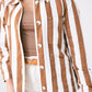 Kiera Stripe Shirt In Chocolate