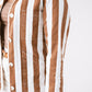Kiera Stripe Shirt In Chocolate