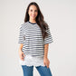 Kiera Stripe T-Shirt In Navy